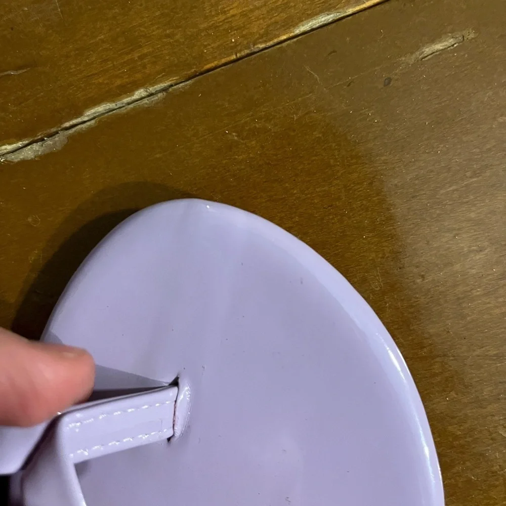 RUE 21 purple flip flops - Picture 7 of 9